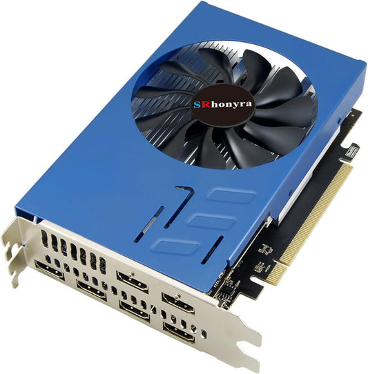 R7 350 4GB Multiple Displays Graphics Card GDDR5 6HDMI Video Card GPU PCI-Express 128-Bit Placa De Video for Stock Tradking, Video Wall, Presentation Project