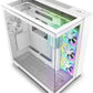NZXT H9 Elite Dual-Chamber ATX Mid-Tower PC Gaming Case – Includes 3 x 120mm F120 RGB Duo Fans with Controller– Glass Front, Top & Side Panels 360mm Radiator Support Cable Management White