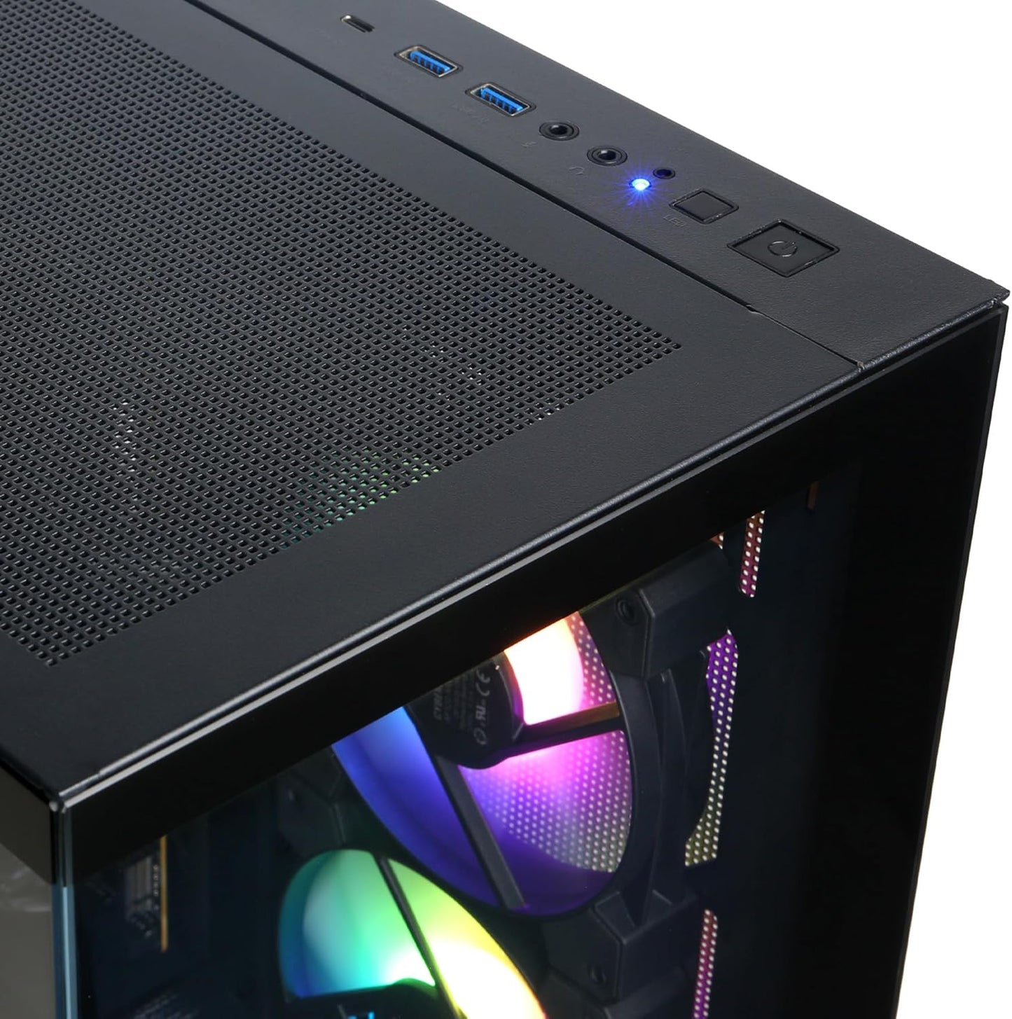 CyberPowerPC Gamer Master Gaming PC, AMD Ryzen 5 5500 3.6GHz, Radeon RX 6400 4GB, 16GB DDR4, 500GB PCIe Gen4 SSD, WiFi Ready & Windows 11 Home (GMA3100A)