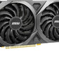 MSI GeForce RTX 3060 Ventus 2X 12G OC, Gaming Graphics Card - NVIDIA RTX 3060, 12GB GDDR6 Memory, 192-bit, 15 Gbps